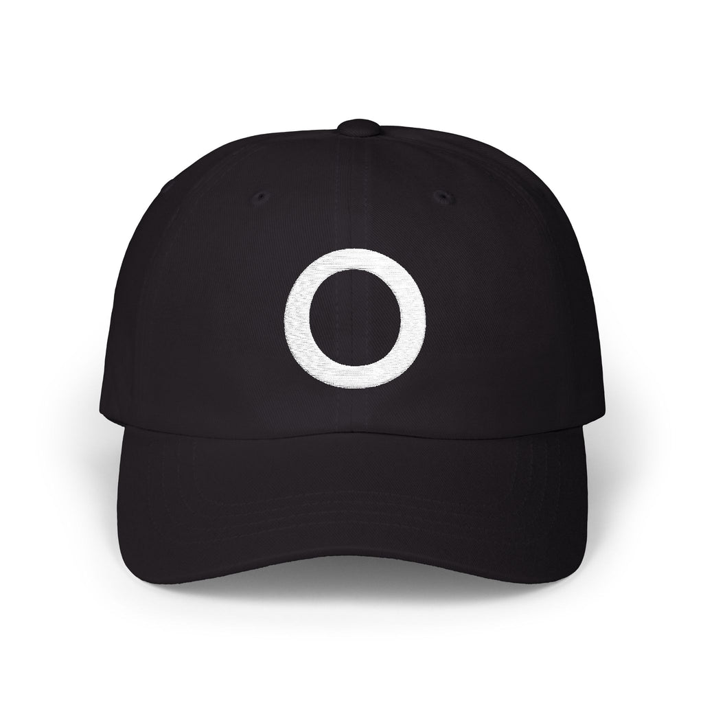 Embroidered Dad Hat - "O" Classic Streetwear Cap with Vintage Edge