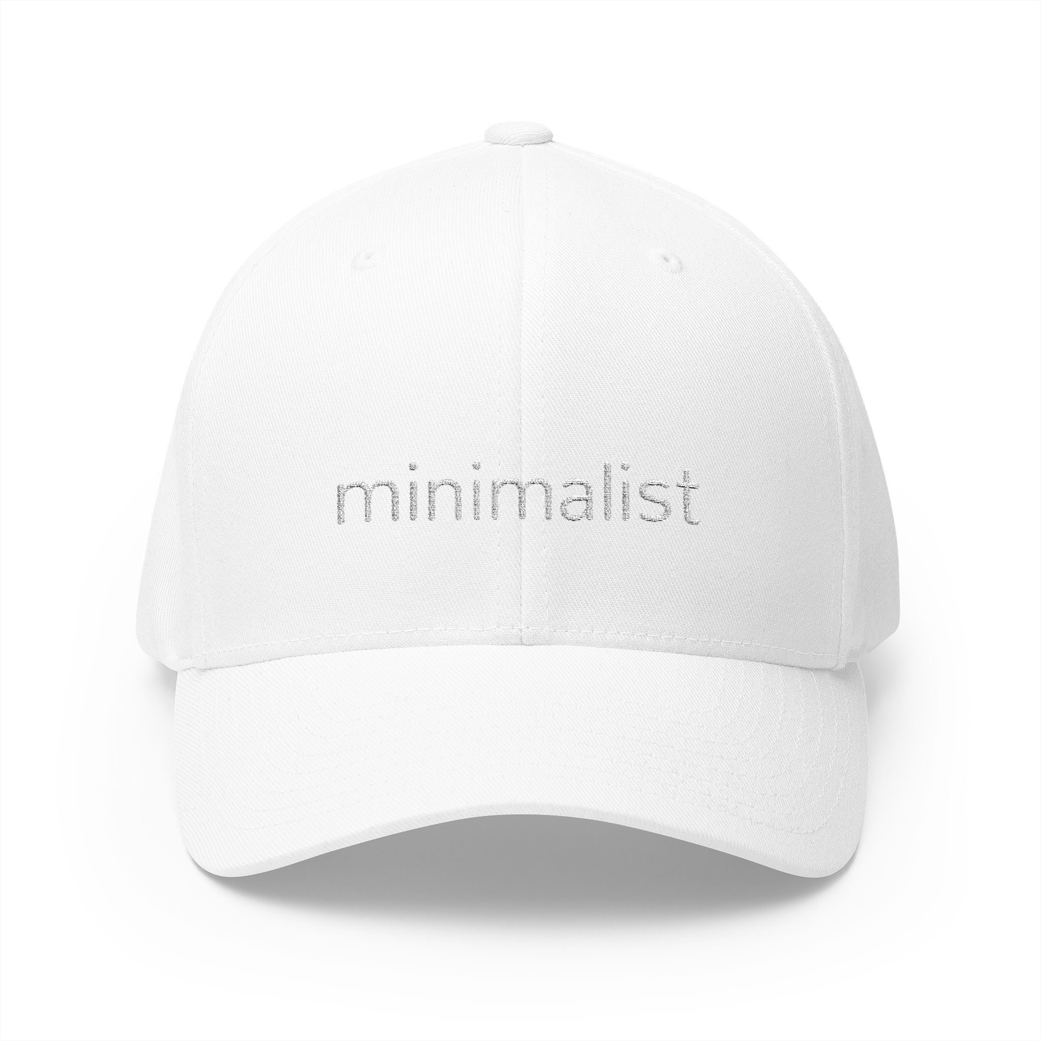 'MINIMALIST” Embroidered Baseball Cap – Structured Streetwear Essential (One Size)