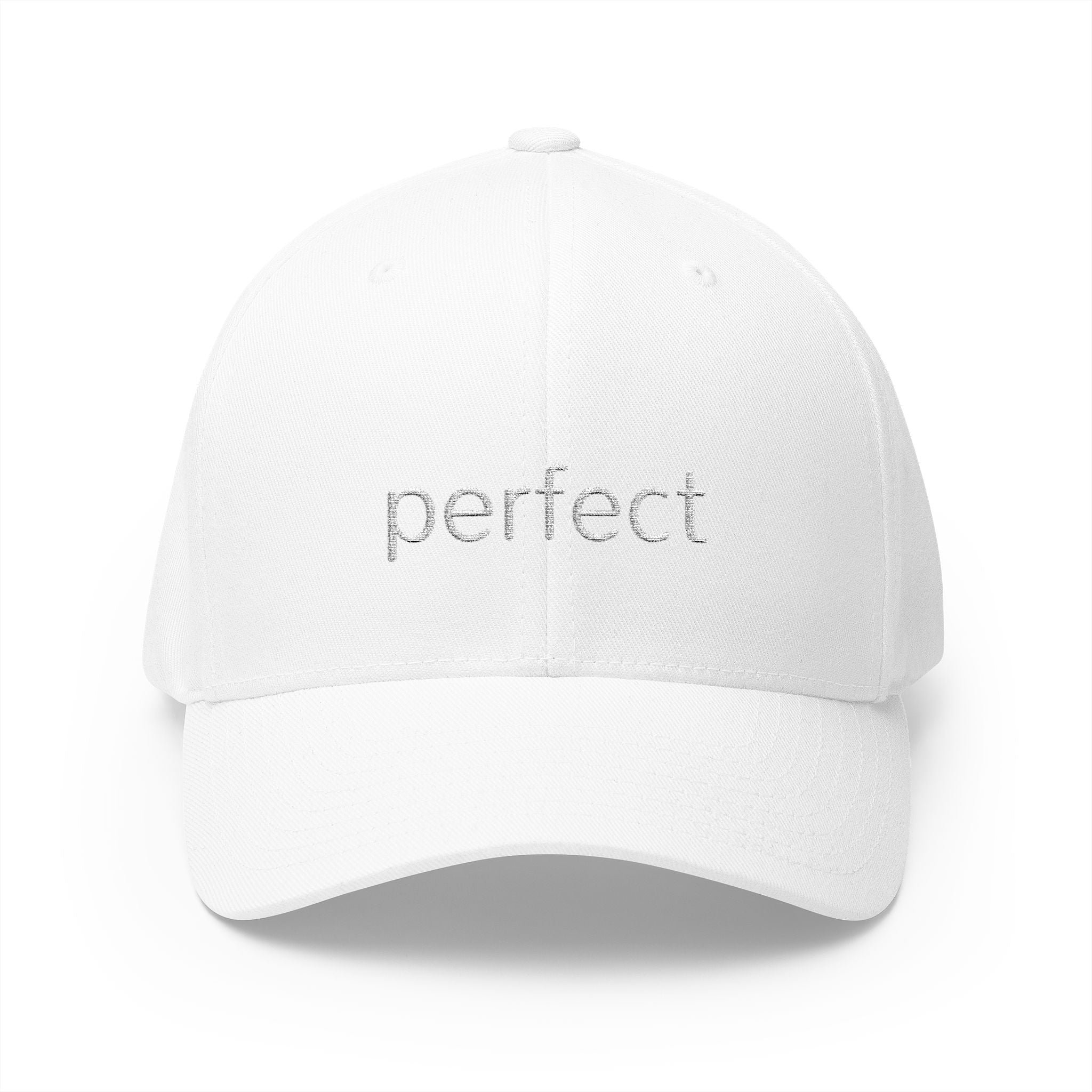 “PERFECT” Embroidered Baseball Cap – Structured Streetwear Essential (One Size)