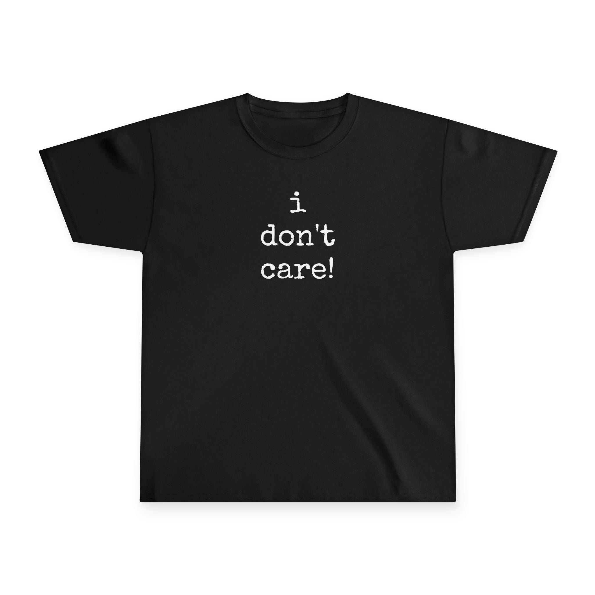 Kids Ultra Cotton Tee - 'I Don't Care!' Statement Tee for Effortless Style