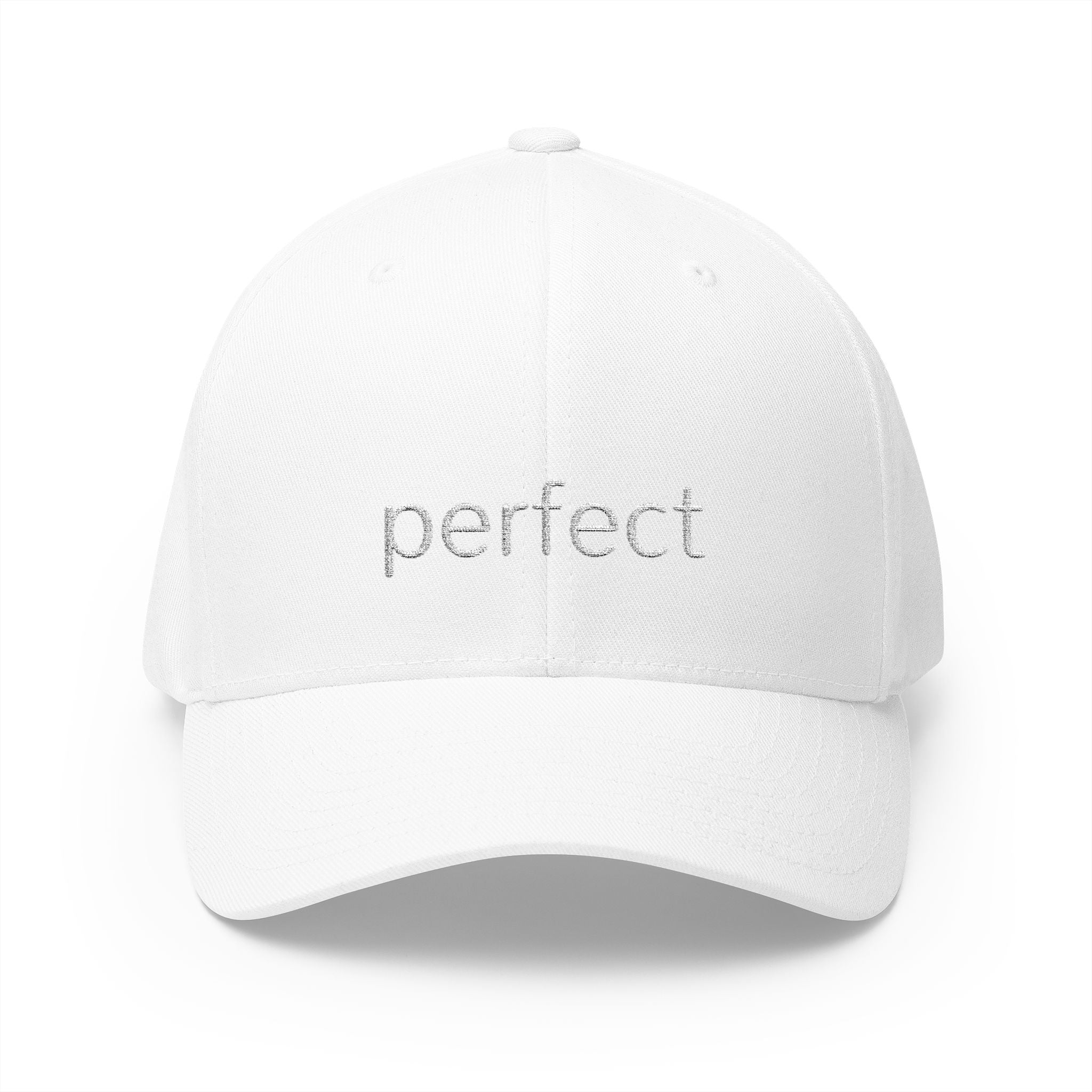 “PERFECT” Embroidered Baseball Cap – Structured Streetwear Essential (One Size)