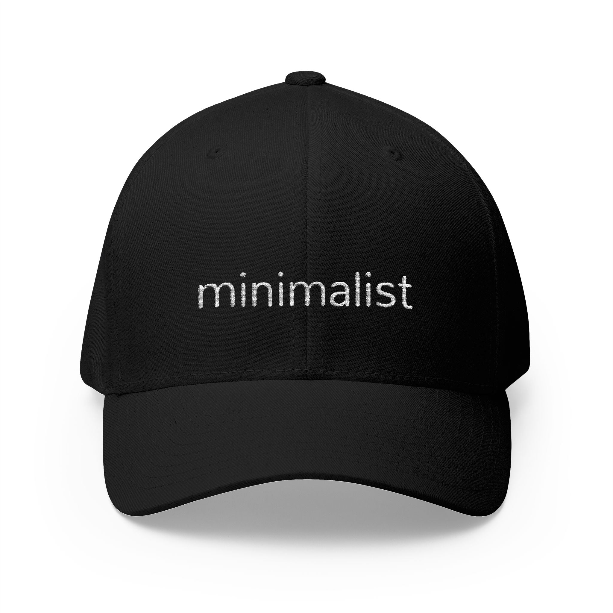 'MINIMALIST” Embroidered Baseball Cap – Structured Streetwear Essential (One Size)