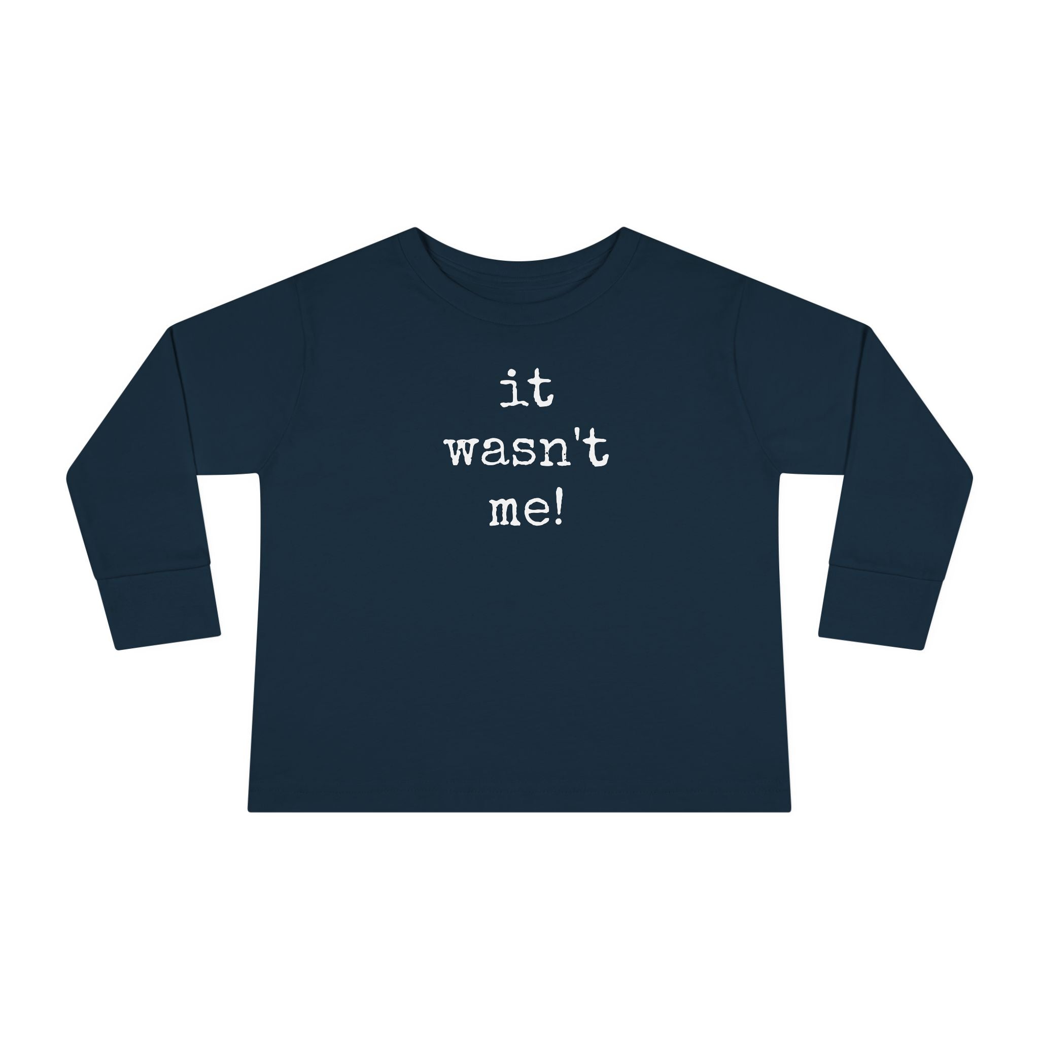 Toddler Long Sleeve Tee - Cool Kid Essential by Scarlett Parker Co - Kids Style - it wasn't me!