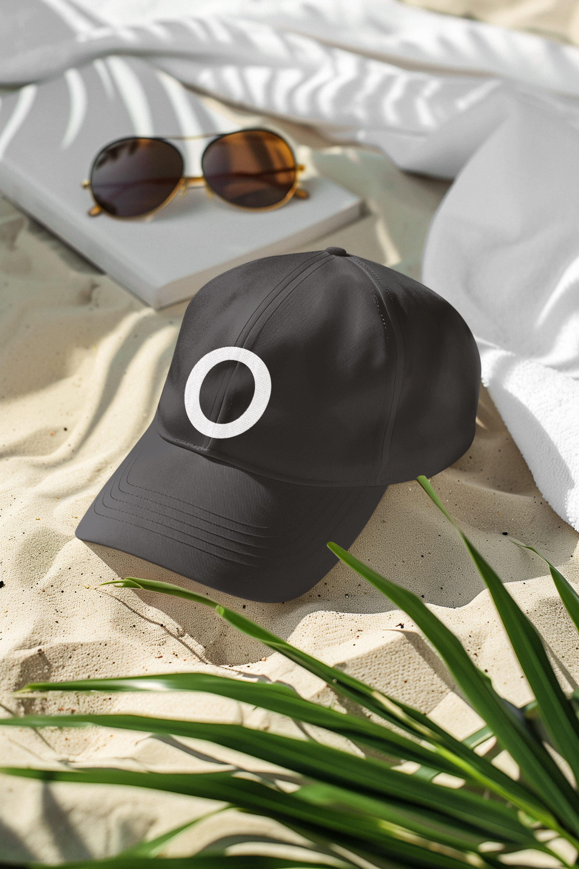 Embroidered Dad Hat - "O" Classic Streetwear Cap with Vintage Edge