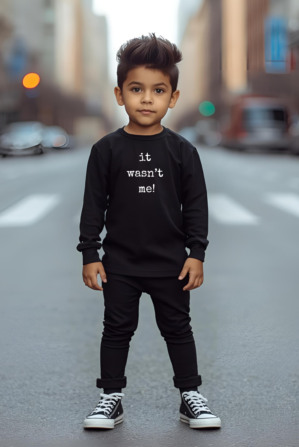 Toddler Long Sleeve Tee - Cool Kid Essential by Scarlett Parker Co - Kids Style - it wasn't me!