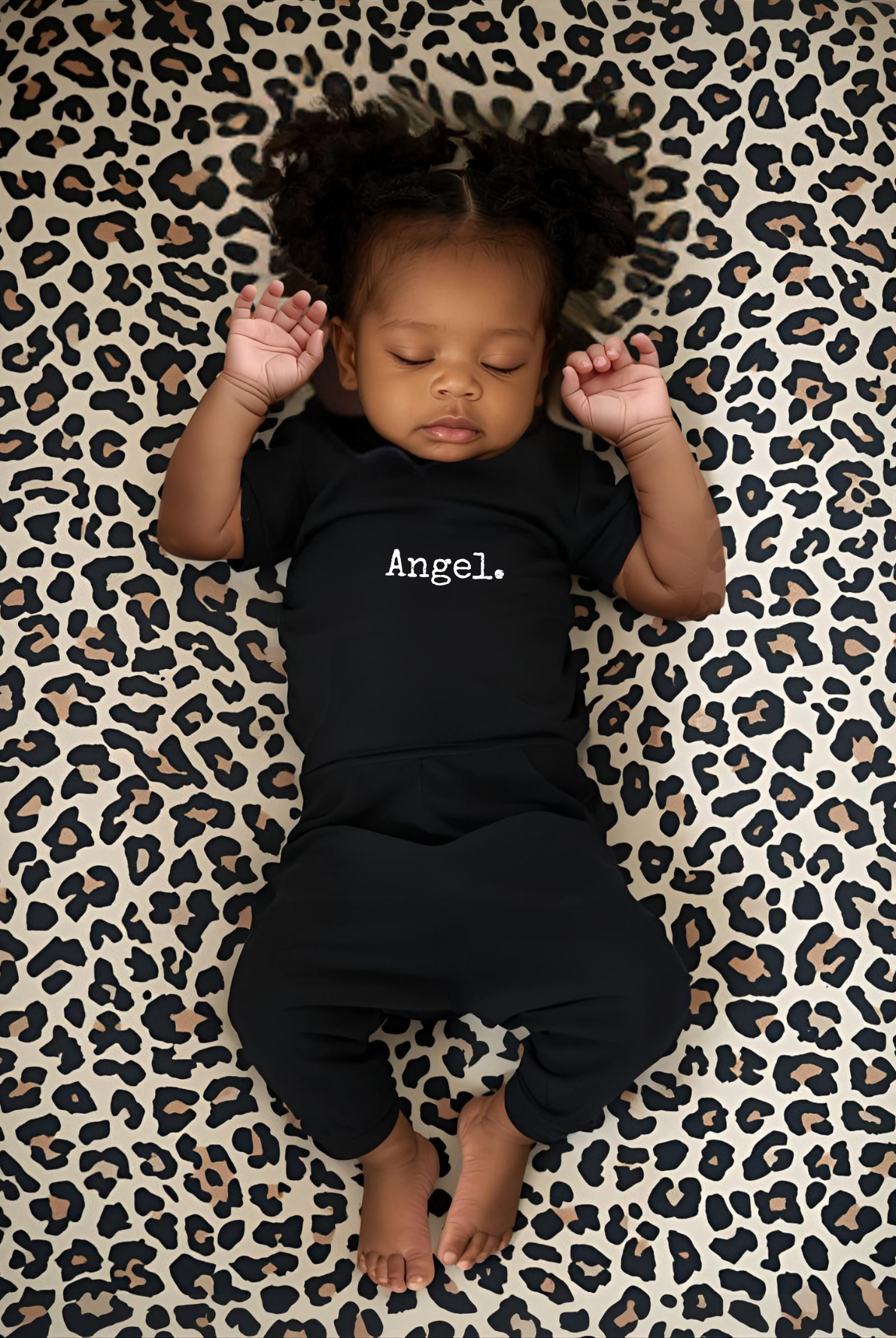 Everyday Baby Short Sleeve T-Shirt.  Soft Cotton Playdate Tee for Babies & Toddlers. Scarlett Parker. Angel Baby Tshirt