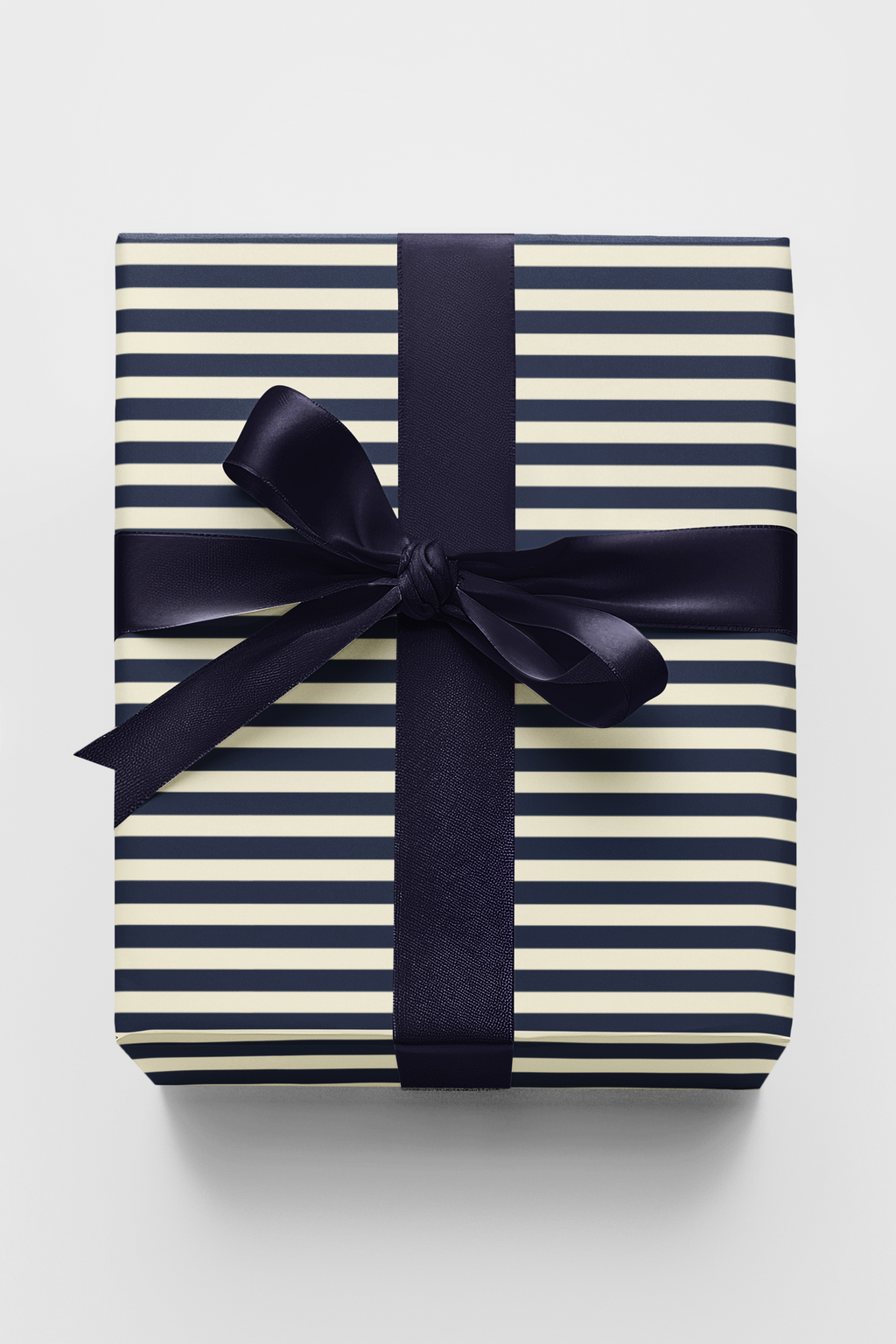Luxe Gift Wrap Set - Navy + Cream Contemporary Wrapping Paper | Scarlett Parker Co.