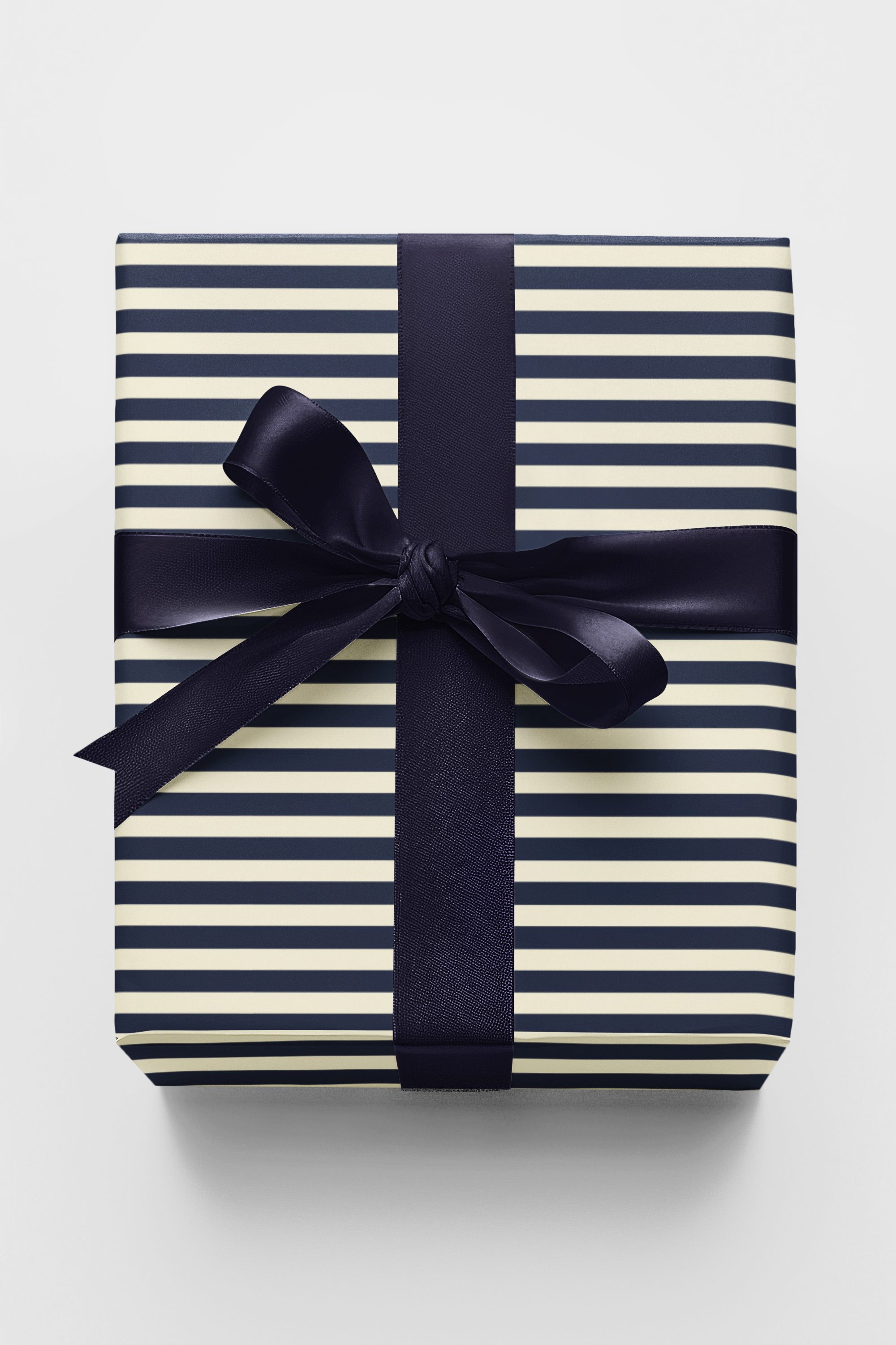 Luxe Gift Wrap Set - Navy + Cream Contemporary Wrapping Paper | Scarlett Parker Co.