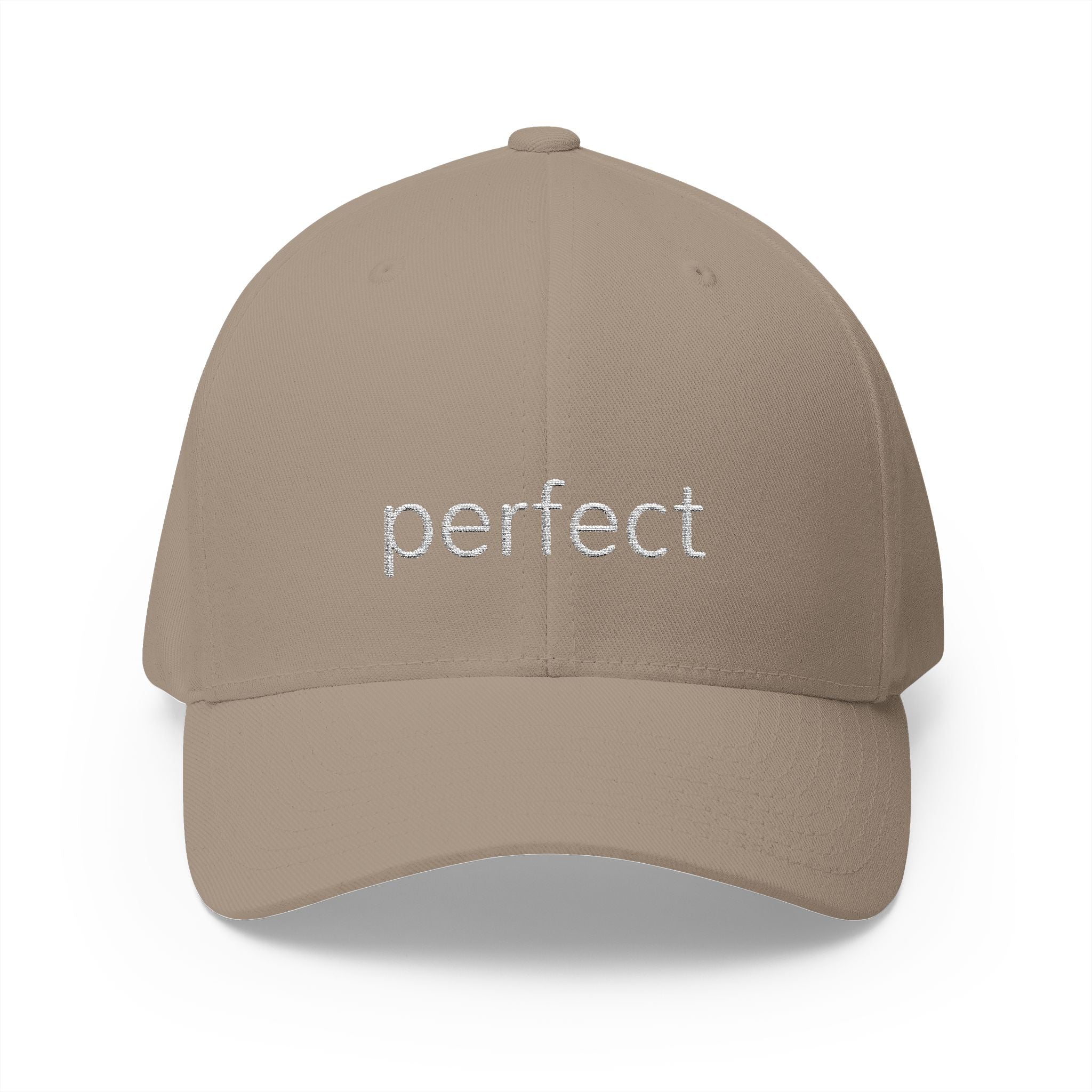 “PERFECT” Embroidered Baseball Cap – Structured Streetwear Essential (One Size)