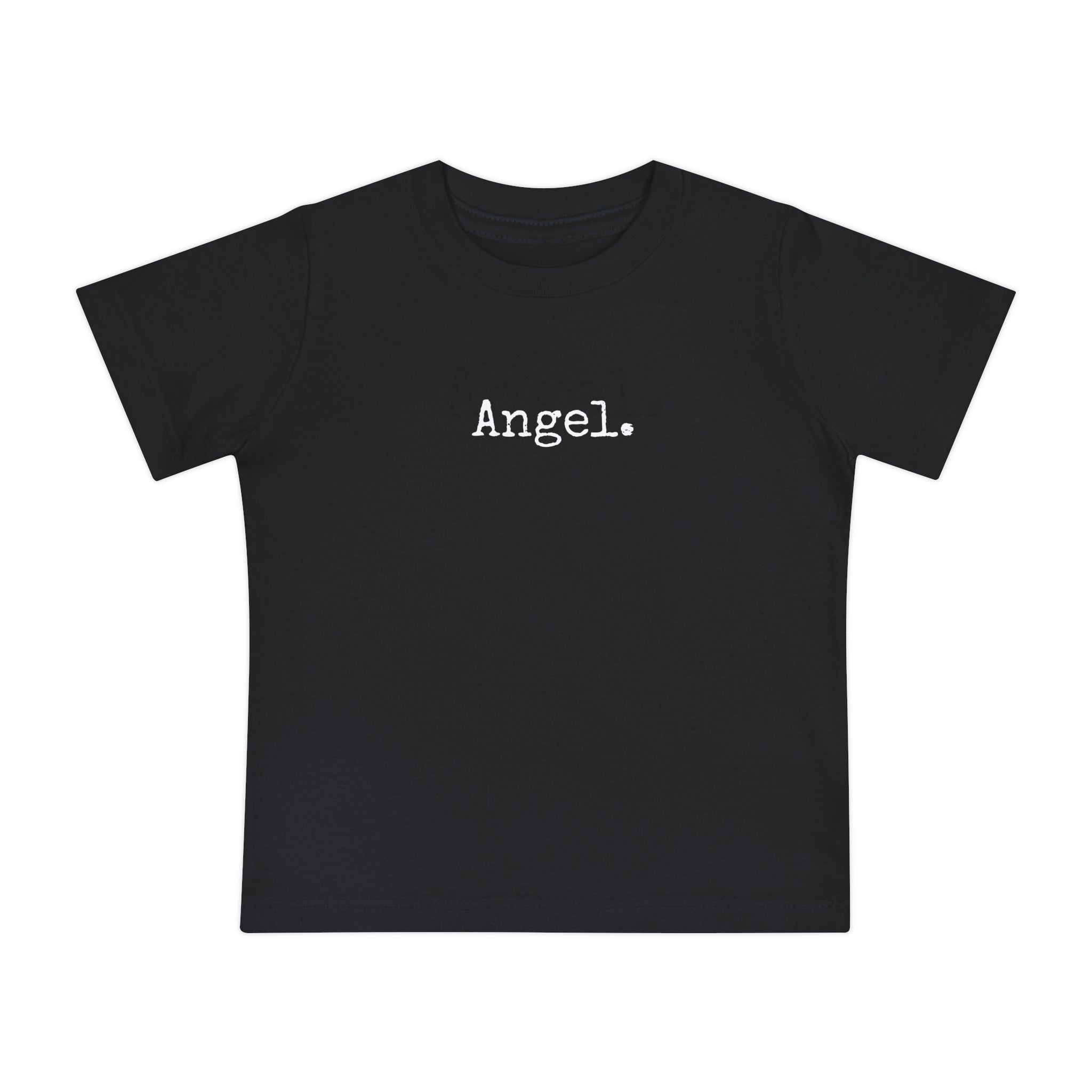 Everyday Baby Short Sleeve T-Shirt.  Soft Cotton Playdate Tee for Babies & Toddlers. Scarlett Parker. Angel Baby Tshirt