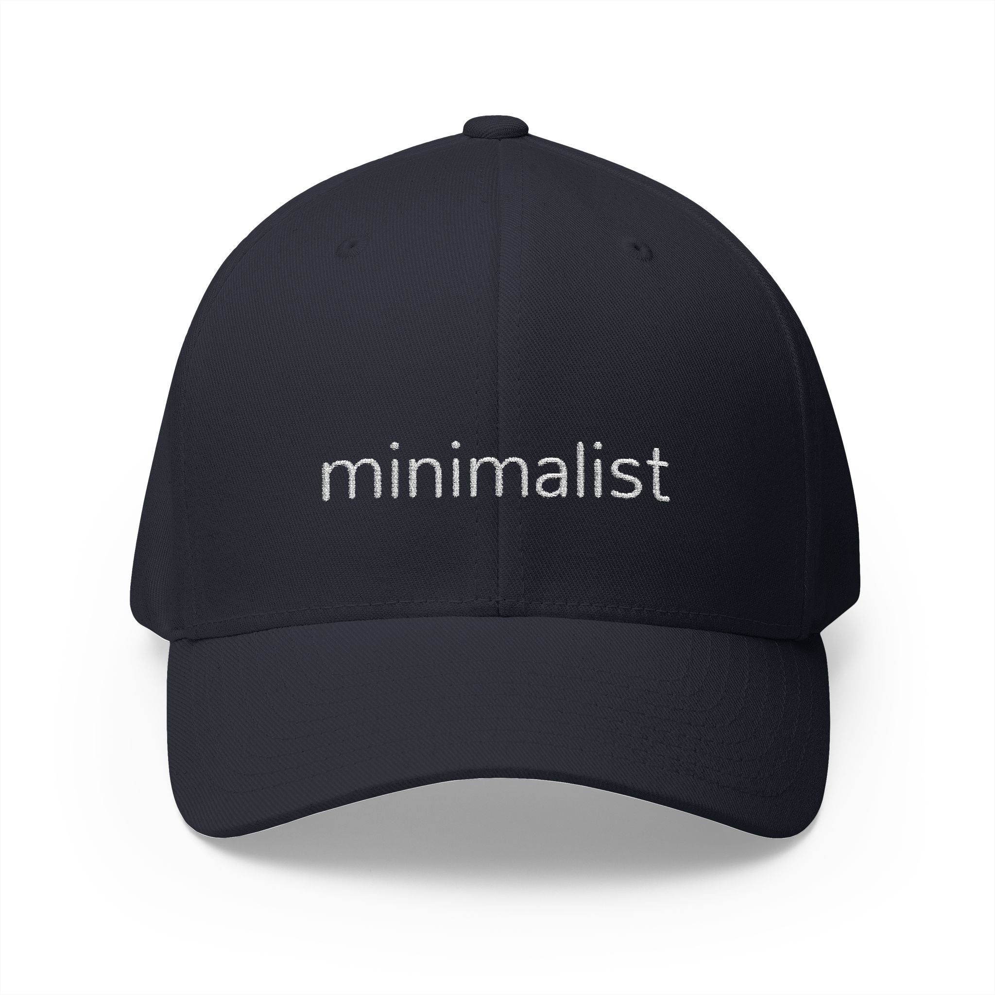 'MINIMALIST” Embroidered Baseball Cap – Structured Streetwear Essential (One Size)