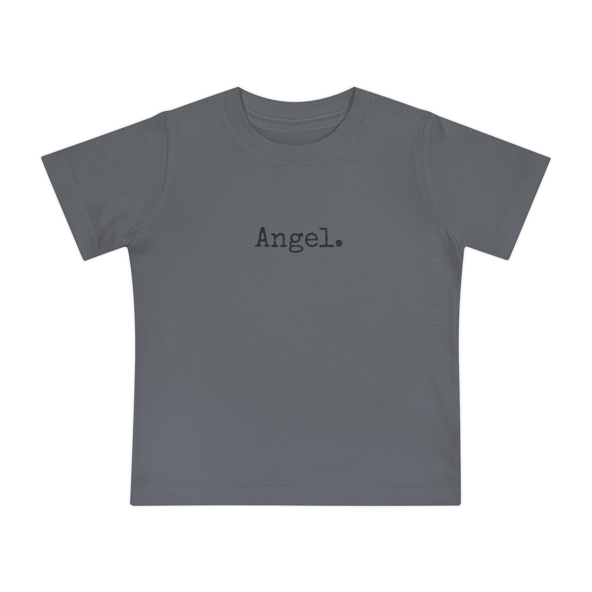 Everyday Baby Short Sleeve T-Shirt.  Soft Cotton Playdate Tee for Babies & Toddlers. Scarlett Parker. Angel Baby Tshirt