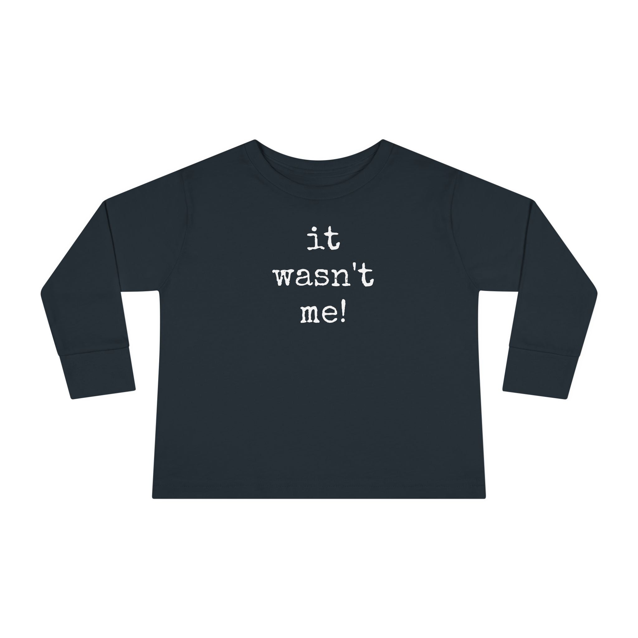 Toddler Long Sleeve Tee - Cool Kid Essential by Scarlett Parker Co - Kids Style - it wasn't me!