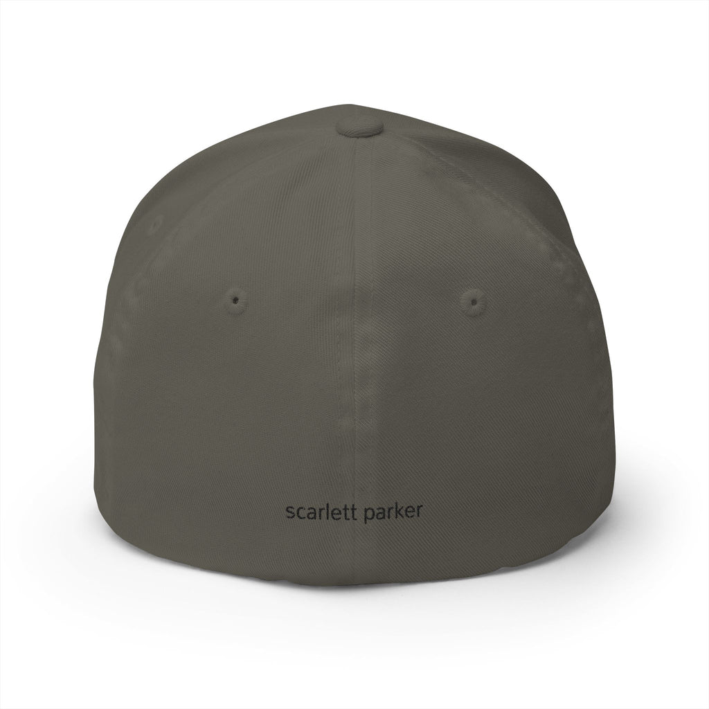 “GRID” Embroidered Baseball Cap - Structured Streetwear Essential (One Size)