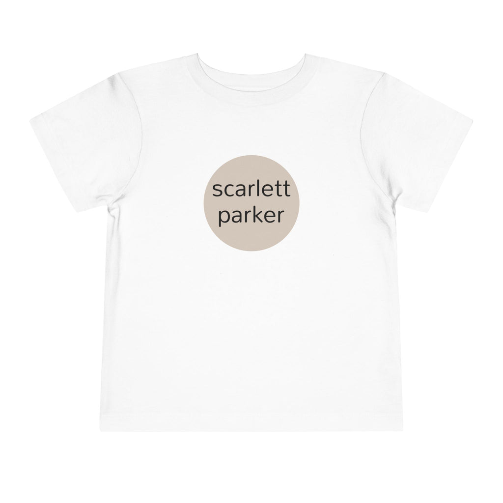 Toddler Short Sleeve Tee – Scarlett Parker Mini Streetwear Essential