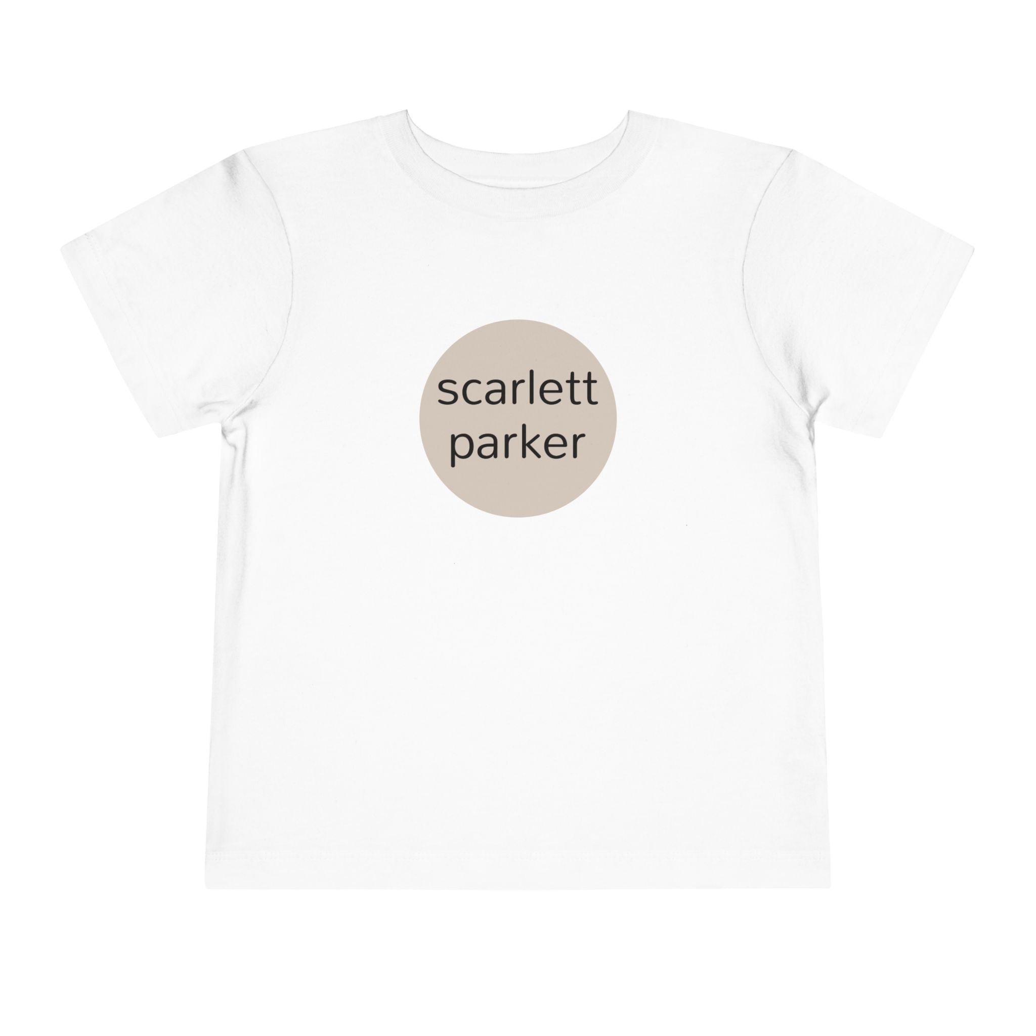 Toddler Short Sleeve Tee – Scarlett Parker Mini Streetwear Essential