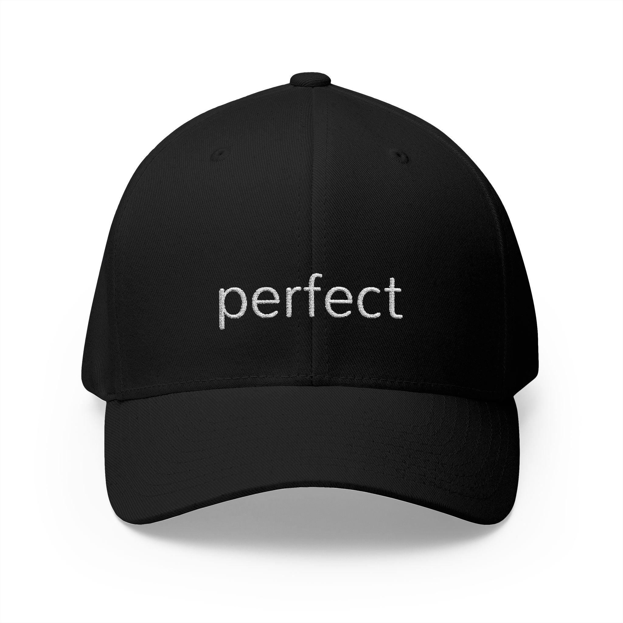 “PERFECT” Embroidered Baseball Cap – Structured Streetwear Essential (One Size)
